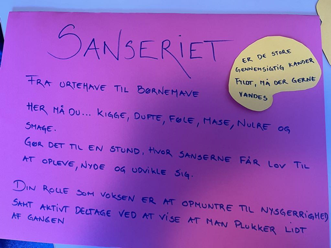 Opslag om "Sanseriet"